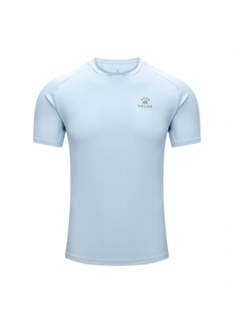 Футболка KELME Round Neck T-Shirt Light Blue