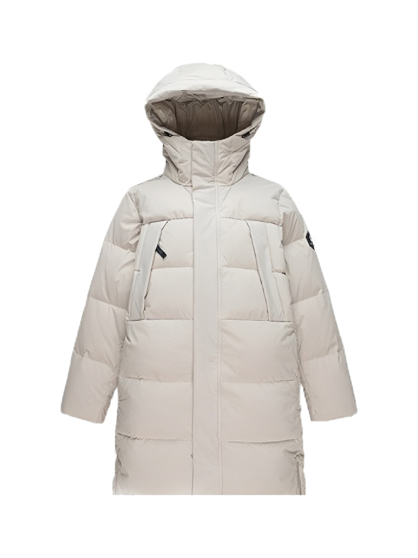 Пуховик KELME Long Down Jacket Beige