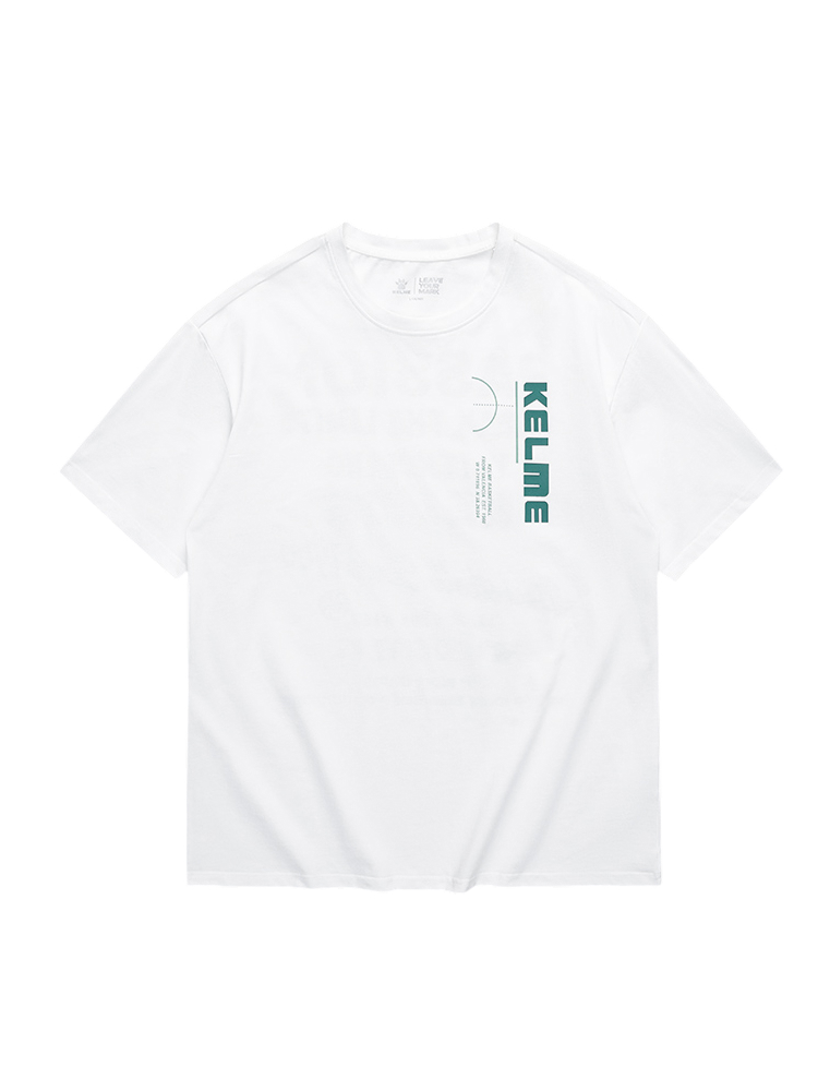 Футболка KELME Round Neck Short Sleeve T-Shirt White