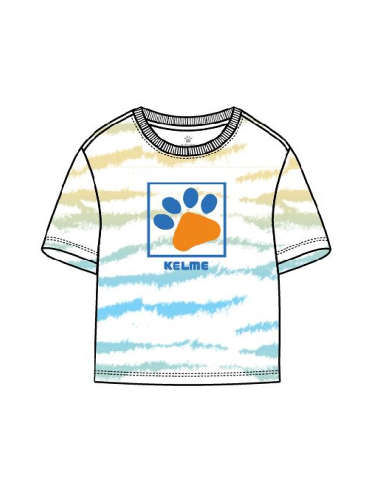 Детская футболка KELME Short Sleeve T-Shirt Kid White