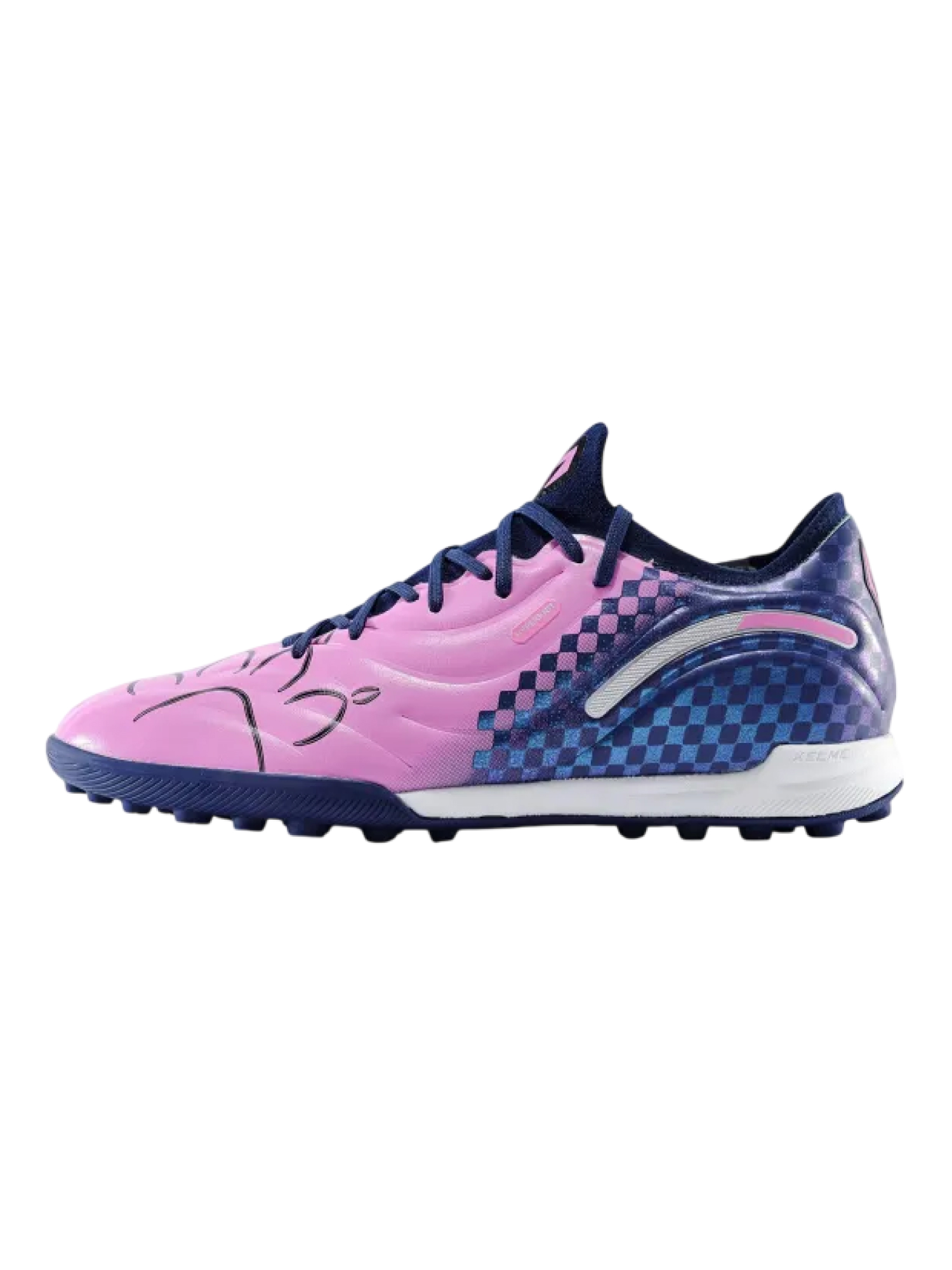 Шиповки KELME Men's Football Shoes (TF) (Dark Blue/Pink)