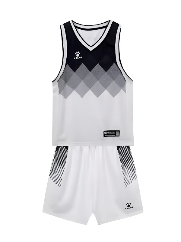 Детская баскетбольная форма KELME Basketball Clothes (White/Black)