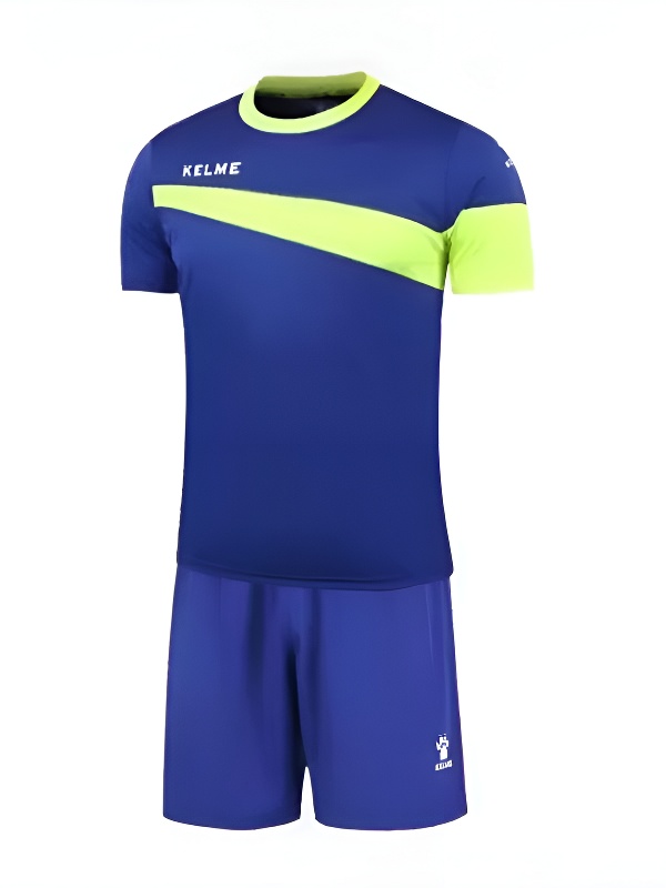 Детская футбольная форма KELME Short Sleeve Football Set (Blue/Pistachio)