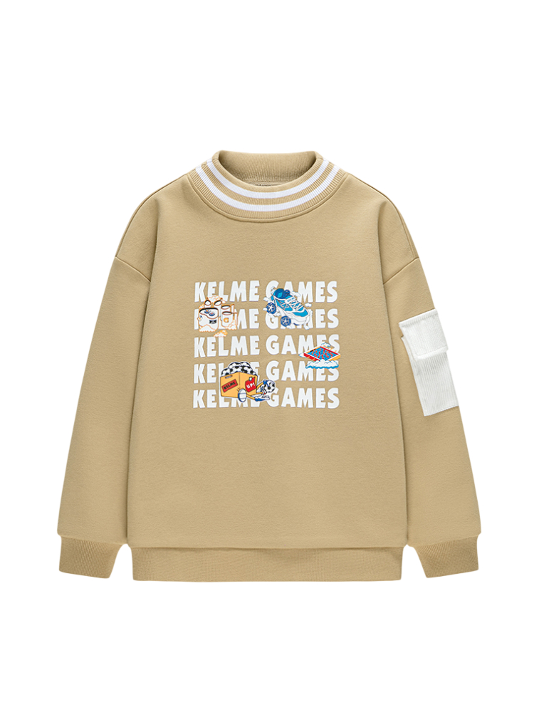 Детский свитшот KELME Crew Neck Sweater Brown