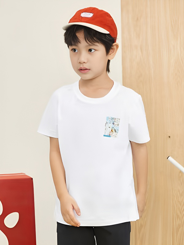 Футболка KELME Short Sleeve T-Shirt Kid White