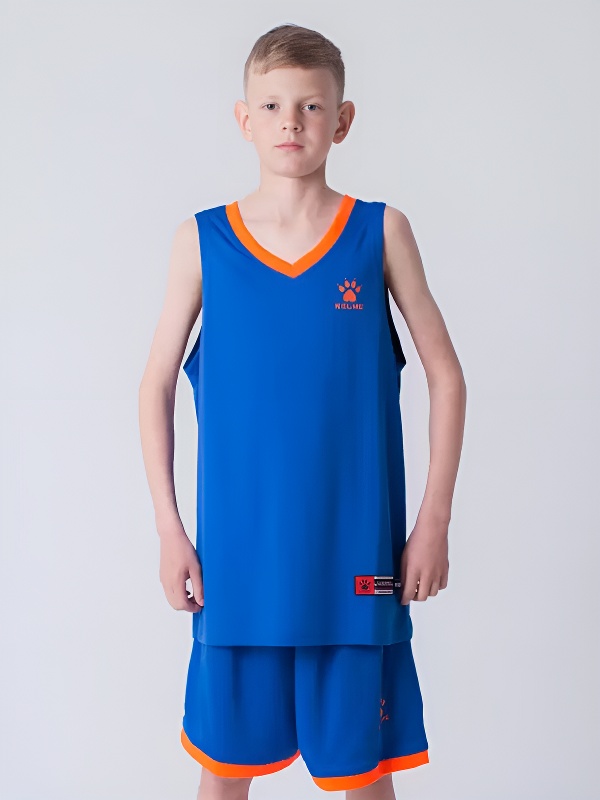 Детская баскетбольная форма KELME Basket Set Blue