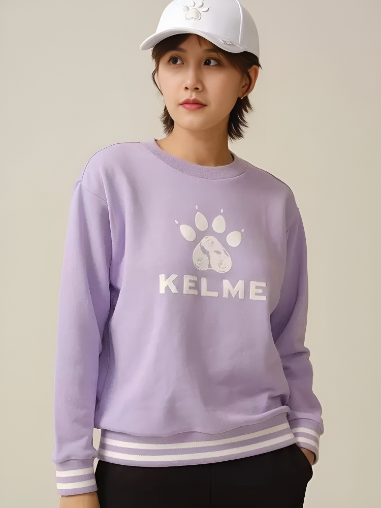 Свитшот KELME Round Neck Sweater Light Purple