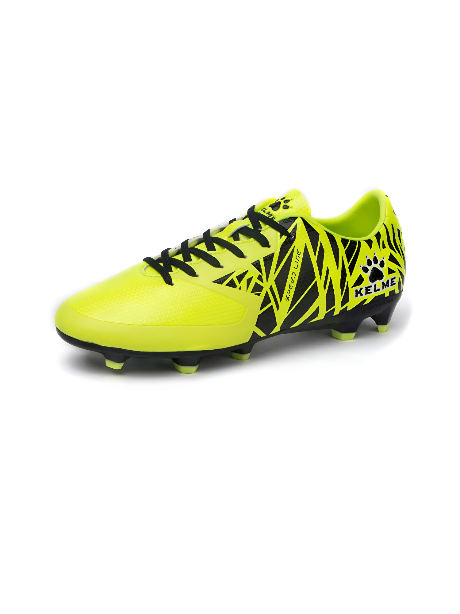 Детские бутсы KELME Kid Soccer Shoes (AG) (Citric/Black)