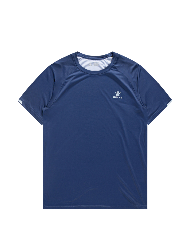 Футболка KELME Round Neck Short Sleeve T-Shirt Blue