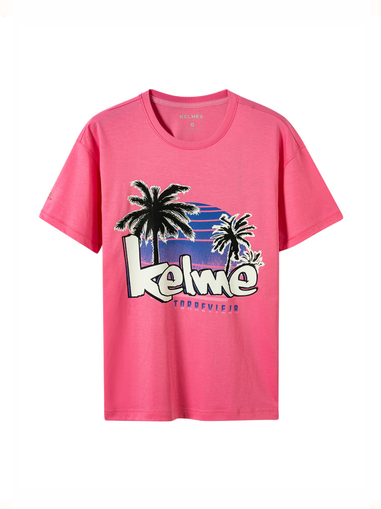 Футболка KELME Round Neck Short T Pink