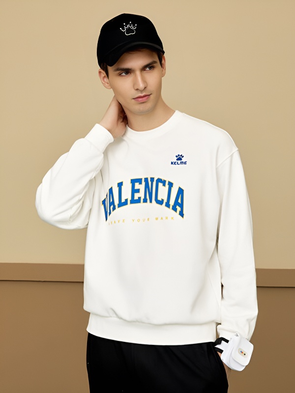 Свитшот KELME Round Neck Sweater White