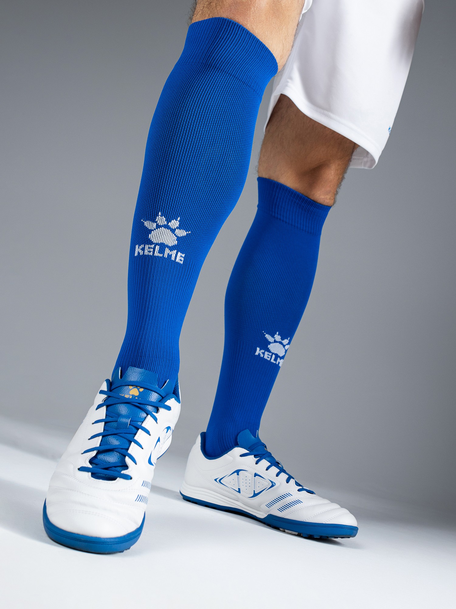 Гетры KELME Elastic Mid-Calf Football Sock Blue