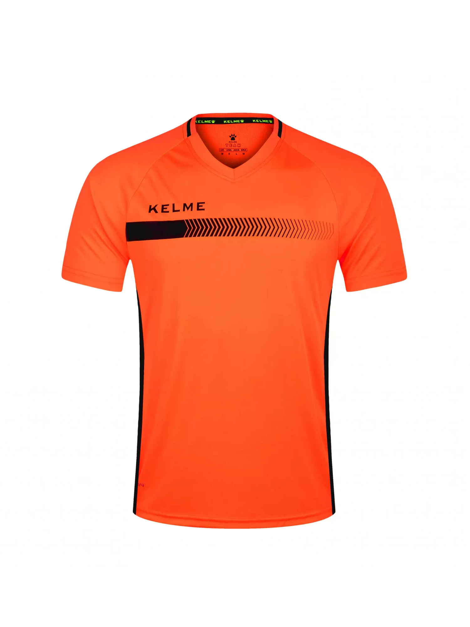 Детская футболка KELME Short Sleeve Football Shirt Kid Orange