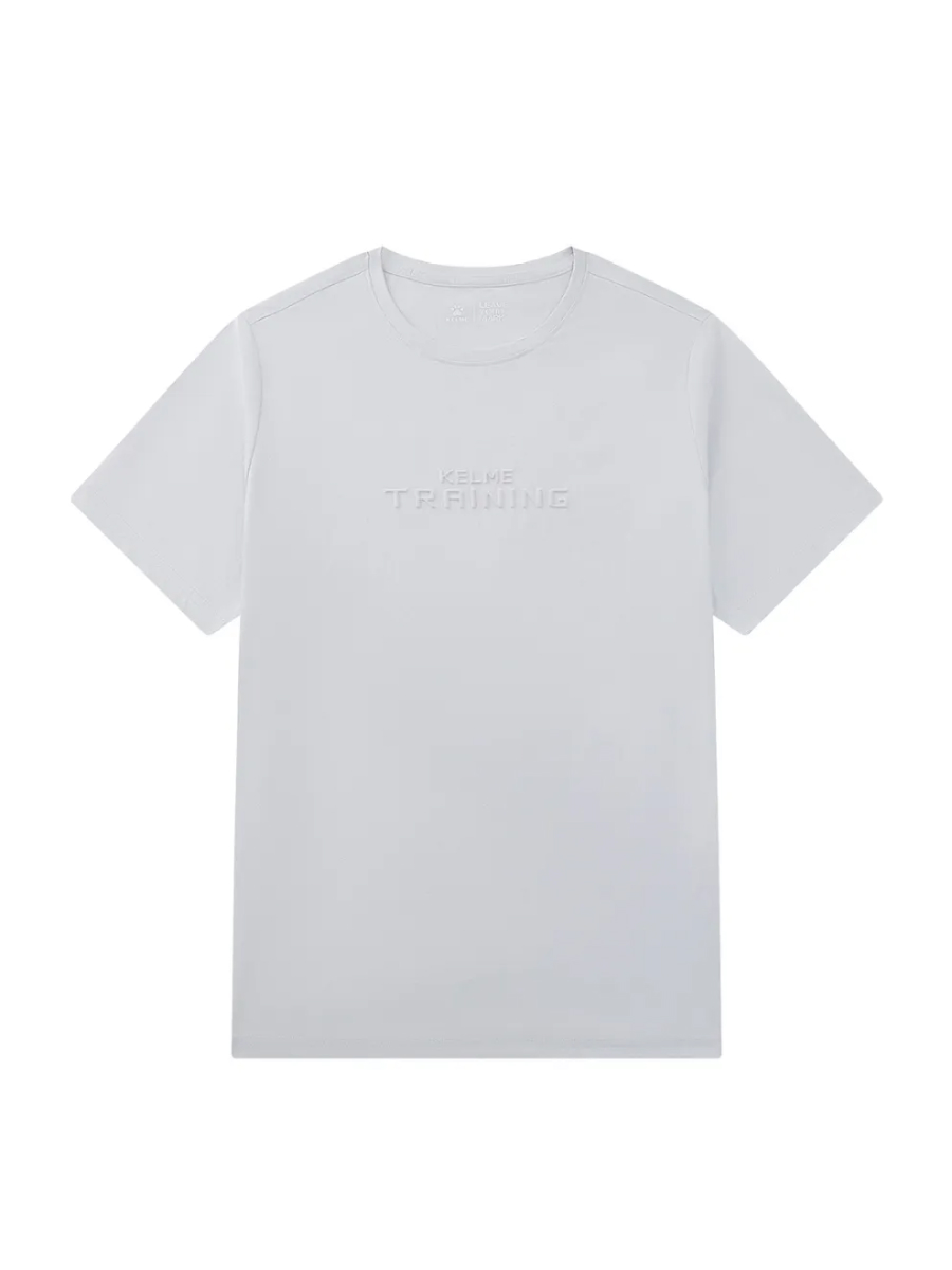 Футболка KELME Crew Neck Short-sleeved T-shirt Grey