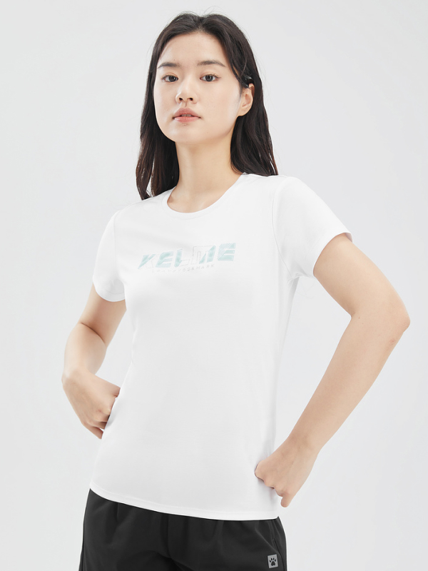 Футболка KELME Round Neck Short Sleeve T-Shirt White