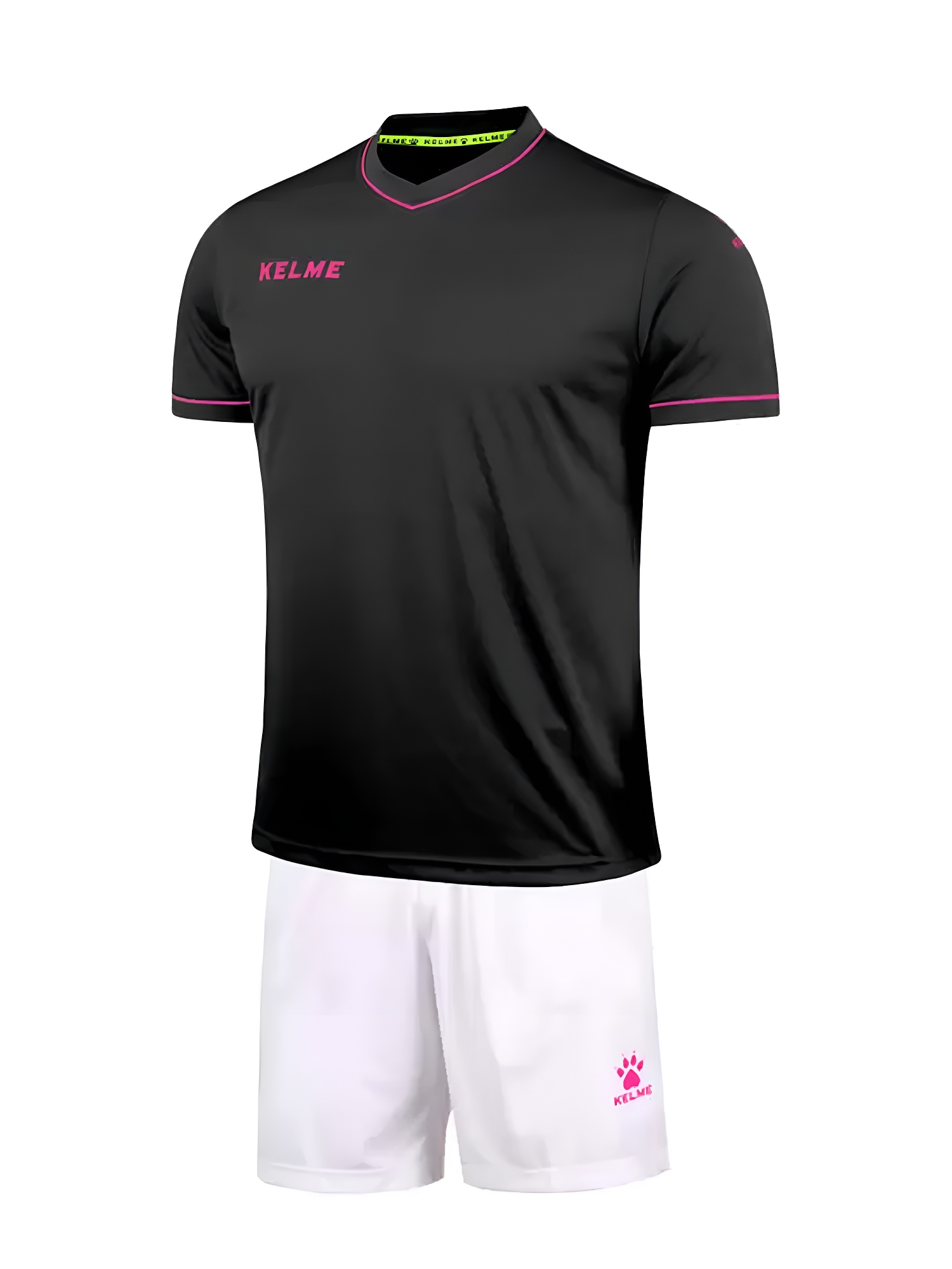 Детская футбольная форма KELME Short Sleeve Football Kid (Black/White)