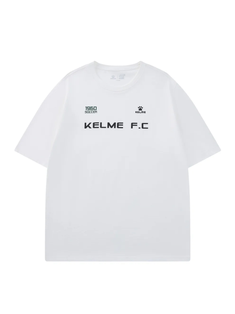 Футболка KELME Crew Neck Short-sleeved T-shirt White