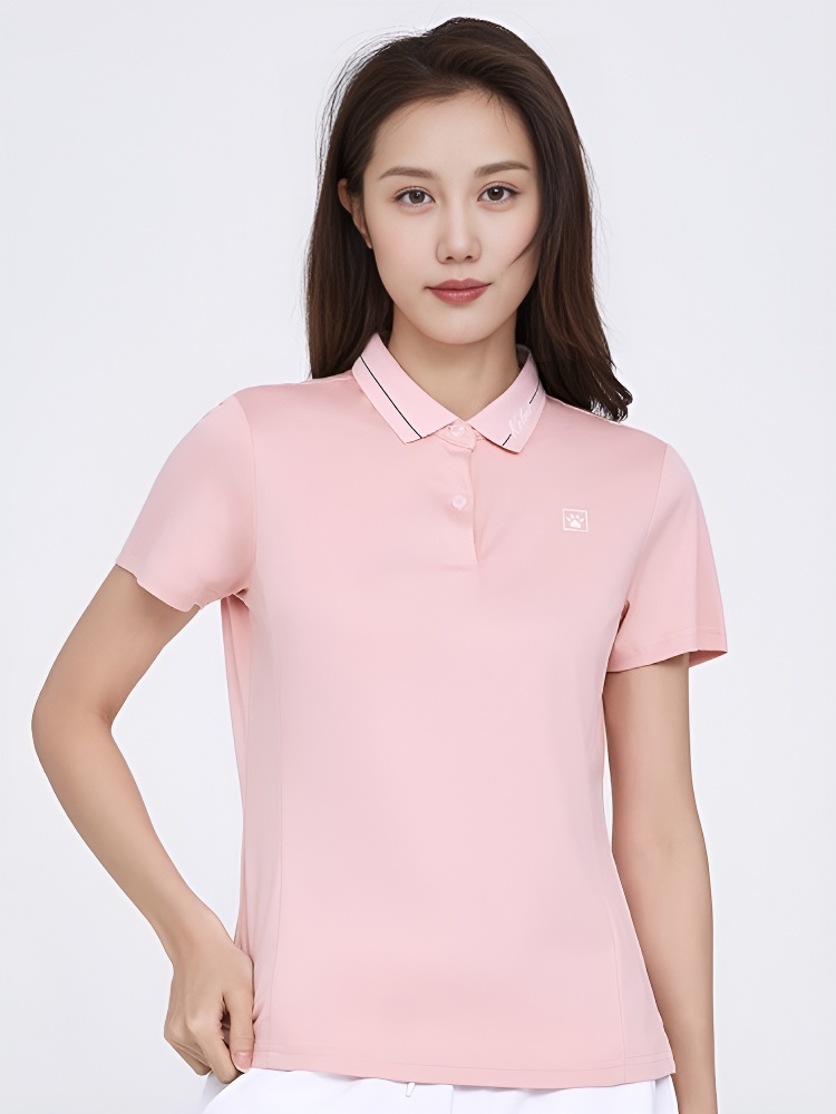 Футболка-поло KELME Short Sleeve Polo Shirt Light Pink