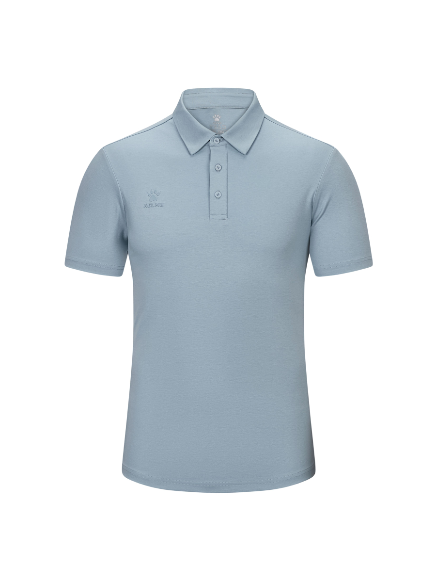Футболка-поло KELME Short Sleeve Polo Shirt Light Blue