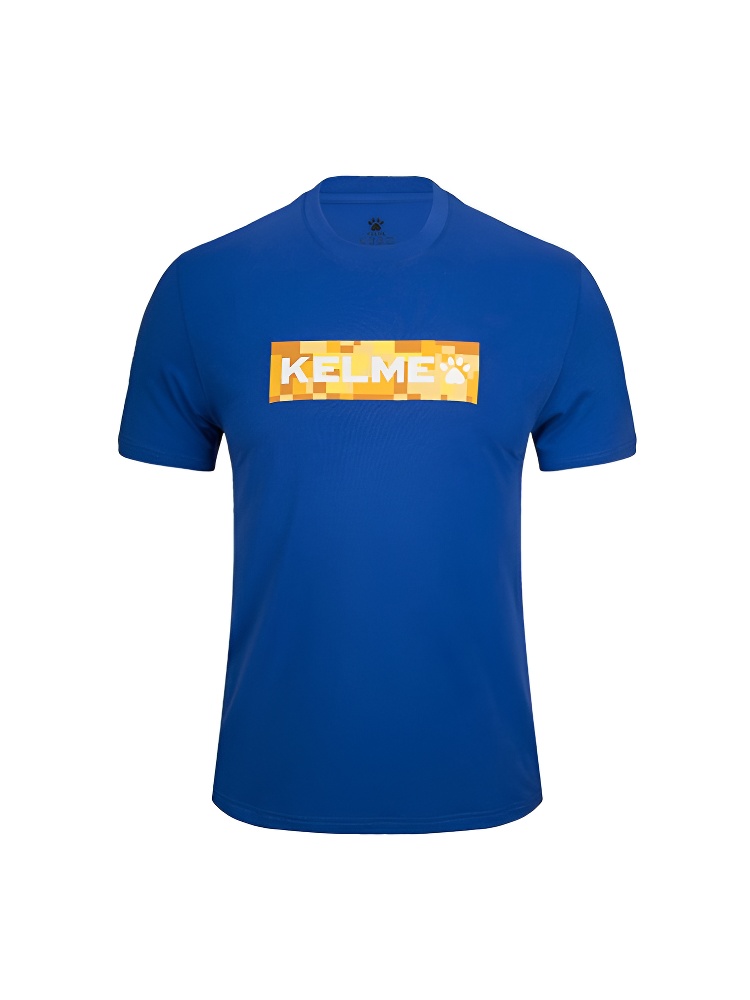 Футболка KELME Round Neck Camouflage T-Shirt Blue