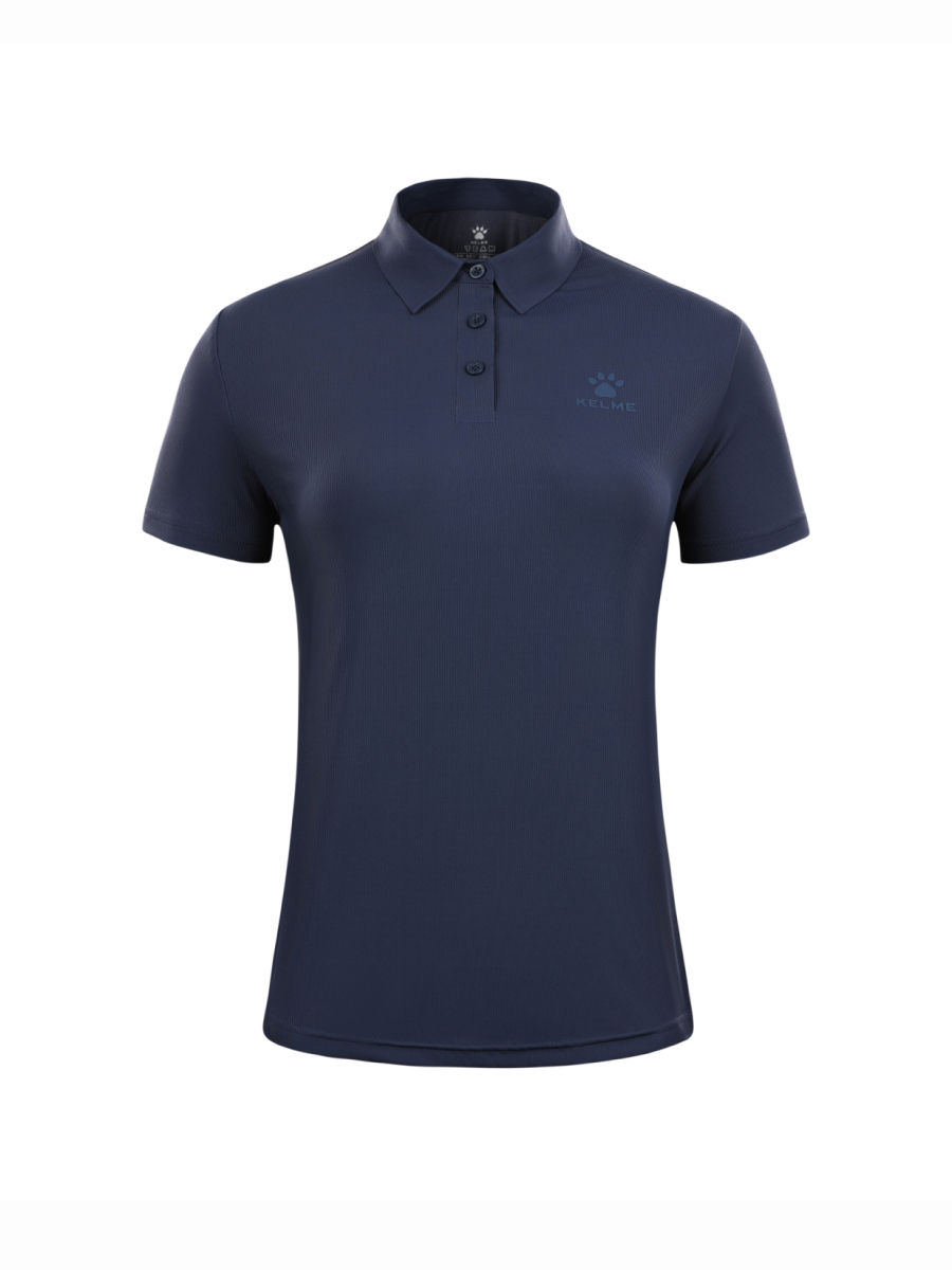 Футболка-поло KELME Ladies Short Sleeve Polo Shirt Dark Blue