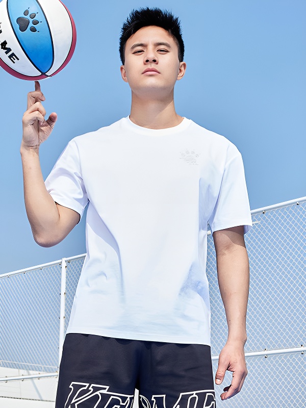 Футболка KELME Round Neck Short Sleeve T-Shirt White