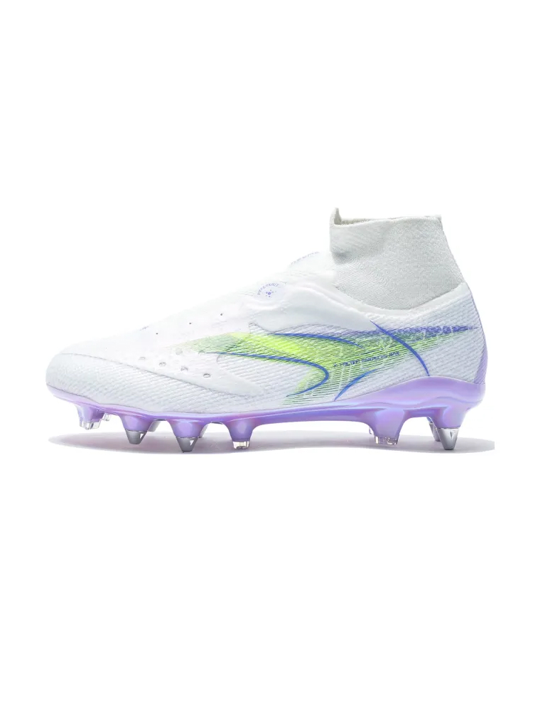 Бутсы KELME Men's Soccer Cleats (SG) (White/Violet)