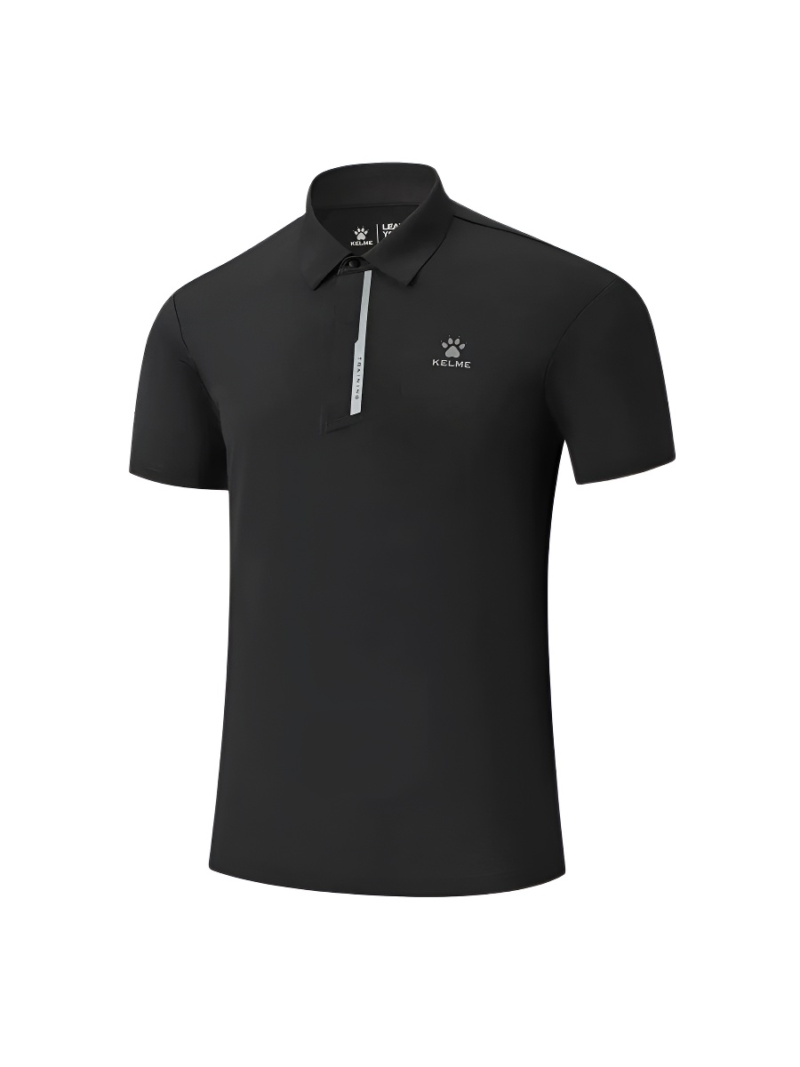 Футболка-поло KELME Short-sleeved Polo Shirt Black