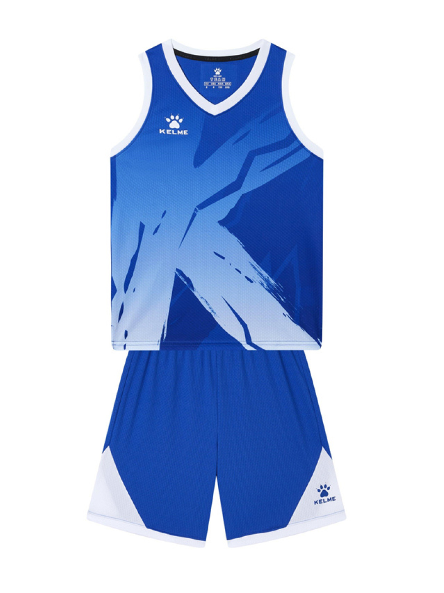 Детская баскетбольная форма KELME Children's Basketball Uniform Blue