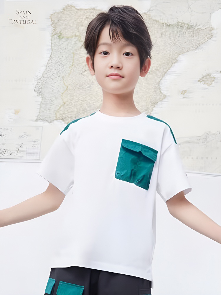 Детская футболка KELME Short Sleeve T-Shirt Kid White