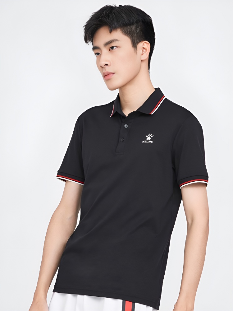 Футболка-поло KELME Short Sleeve Polo Shirt Dark Blue