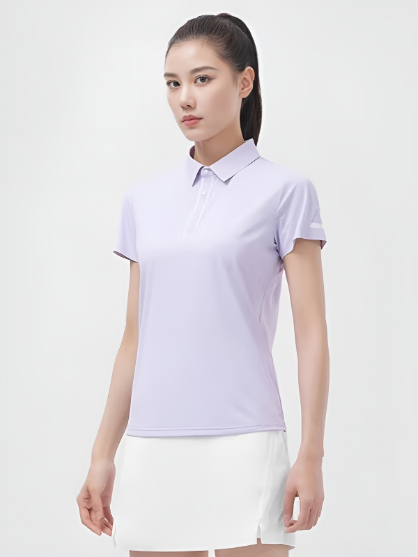 Футболка-поло KELME Short Sleeve Polo Shirt Light Purple