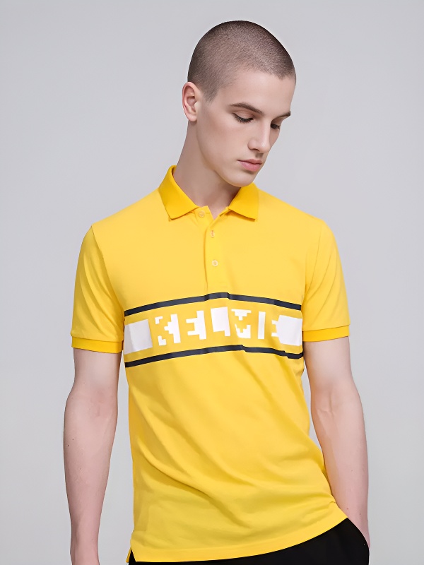 Футболка-поло KELME Short Sleeve Polo Shirt Yellow
