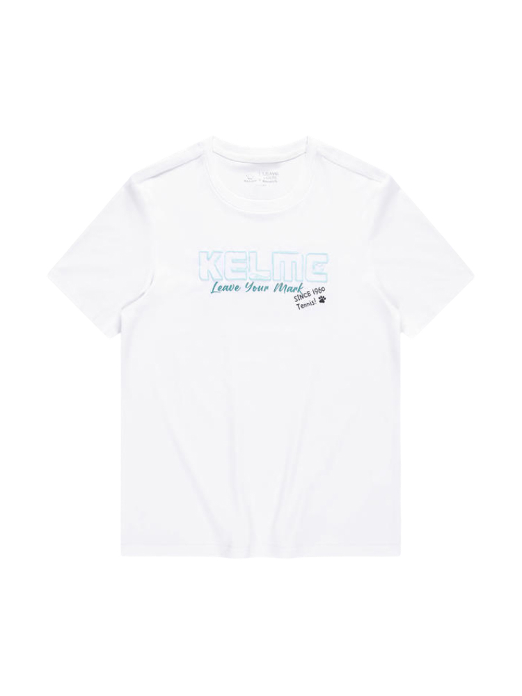 Футболка KELME Round Neck Short Sleeve T-Shirt White