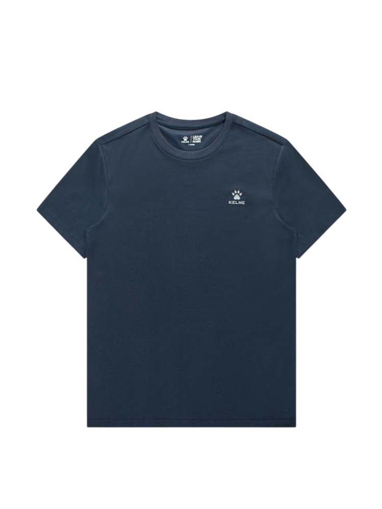 Футболка KELME Round Neck Short Sleeve T-Shirt Blue