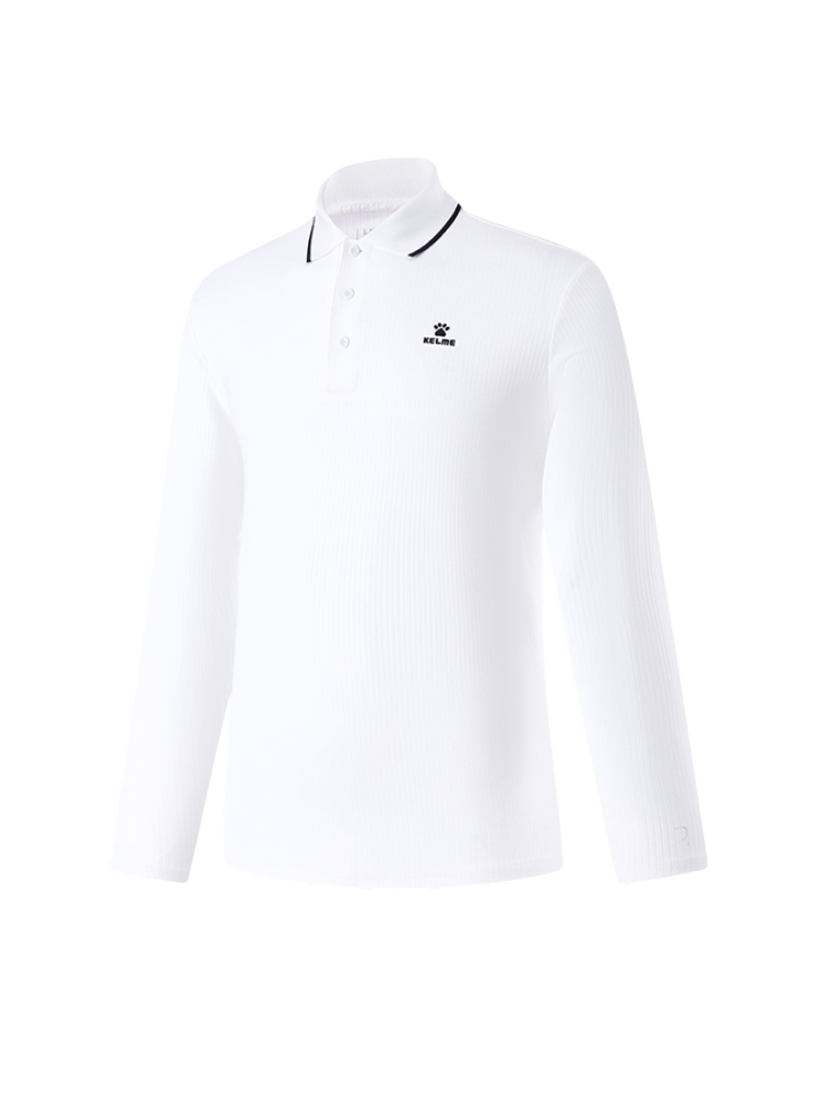 Футболка-поло KELME Long-sleeved Polo Shirt White