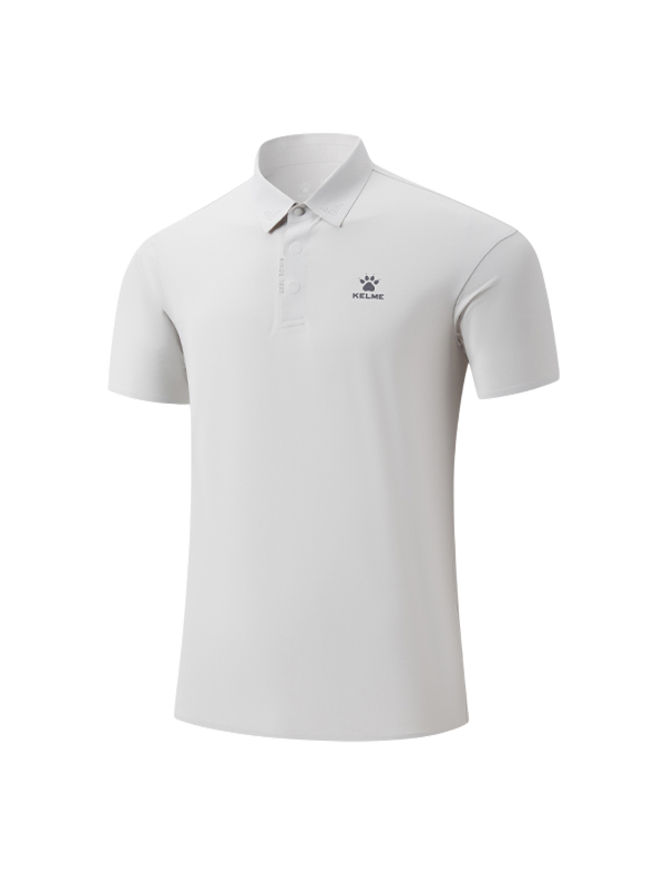 Футболка-поло KELME Long-sleeved Polo Shirt Grey