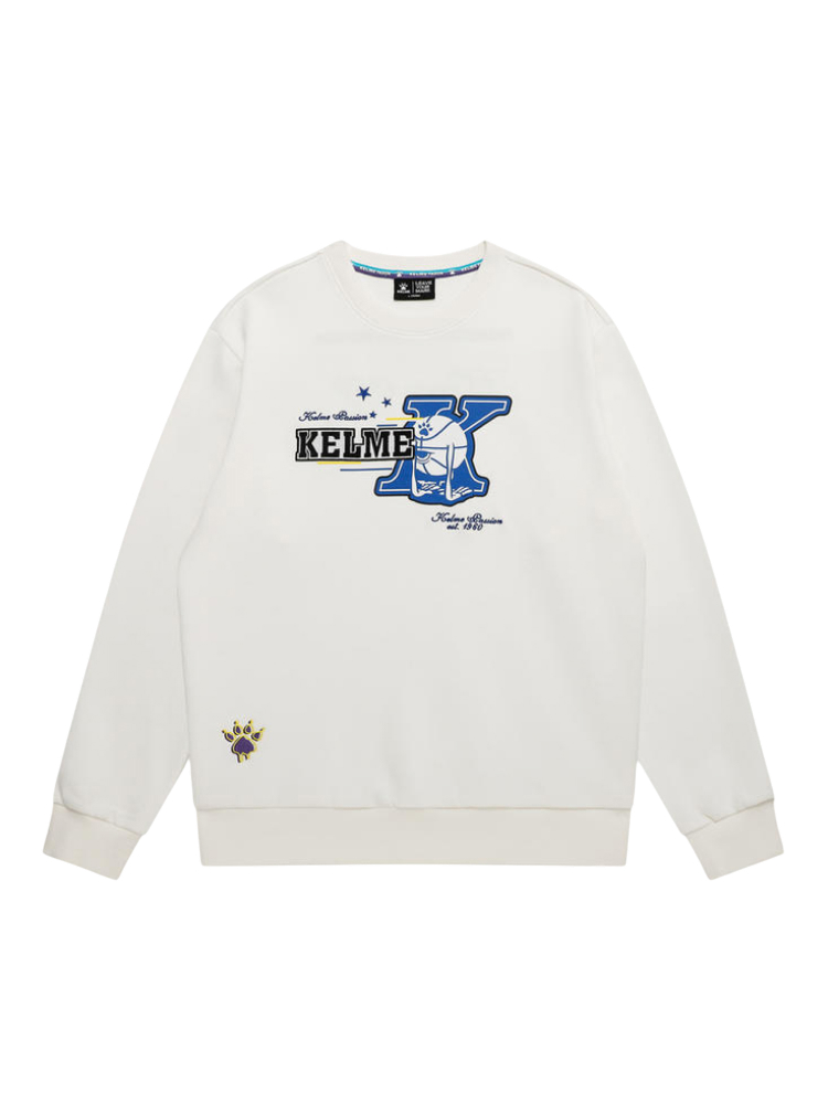 Свитшот KELME Round Neck Sweater White