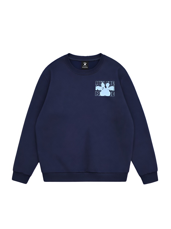 Свитшот KELME Knit Crew Neck Sweater Dark Blue