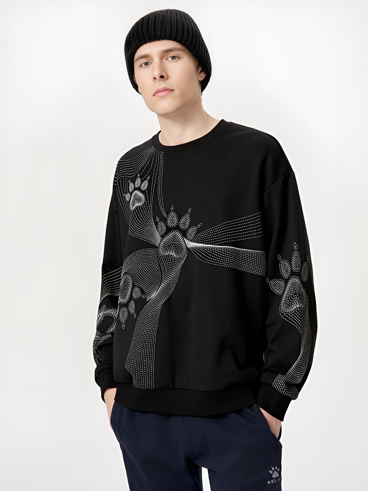 Свитшот KELME Round Neck Sweater Black