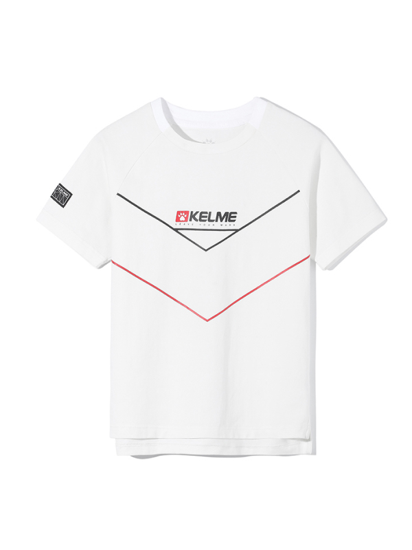 Детская футболка KELME Boys Short Sleeve T-Shirt White