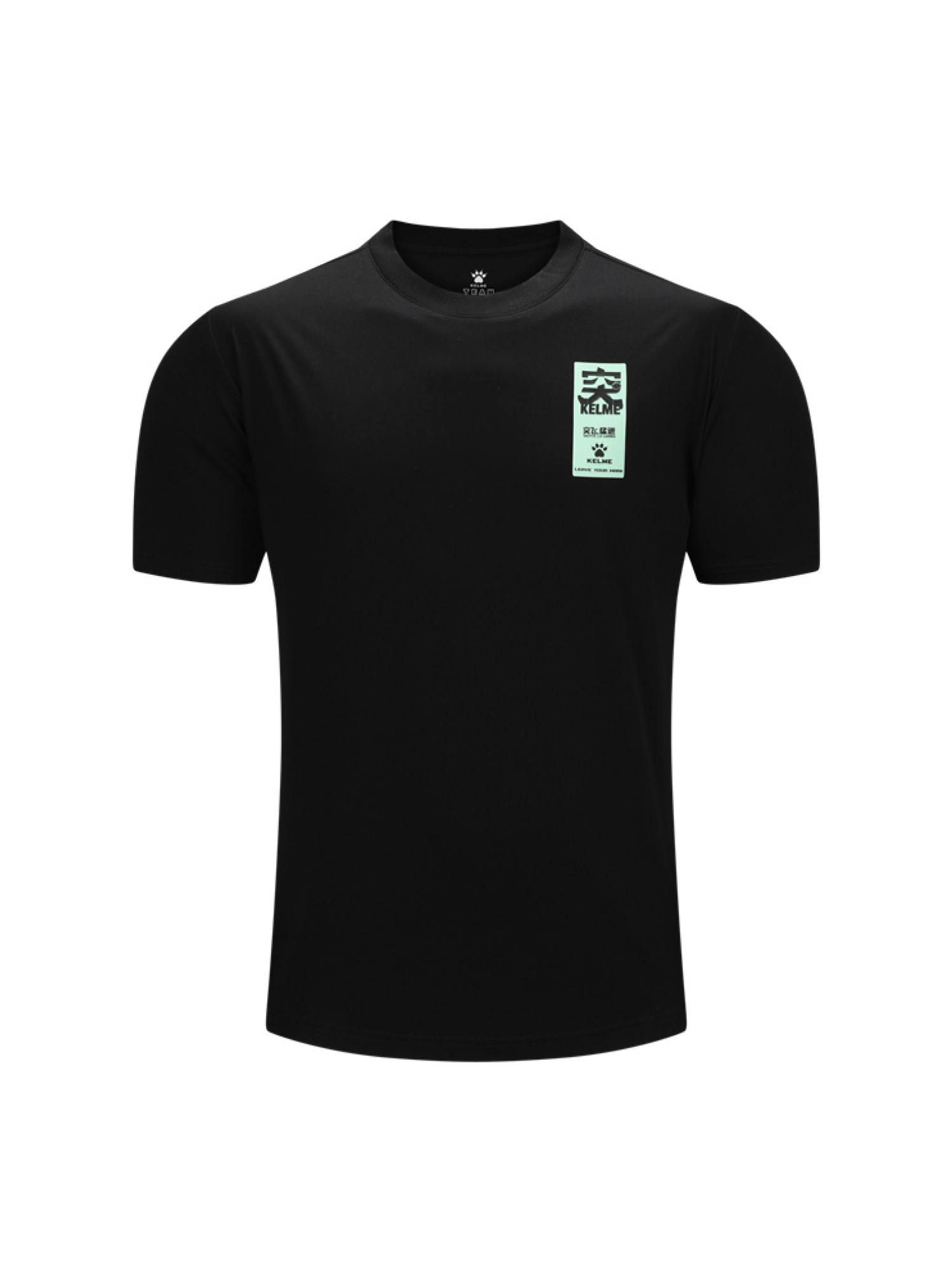 Футболка KELME Round Neck T-Shirt Black