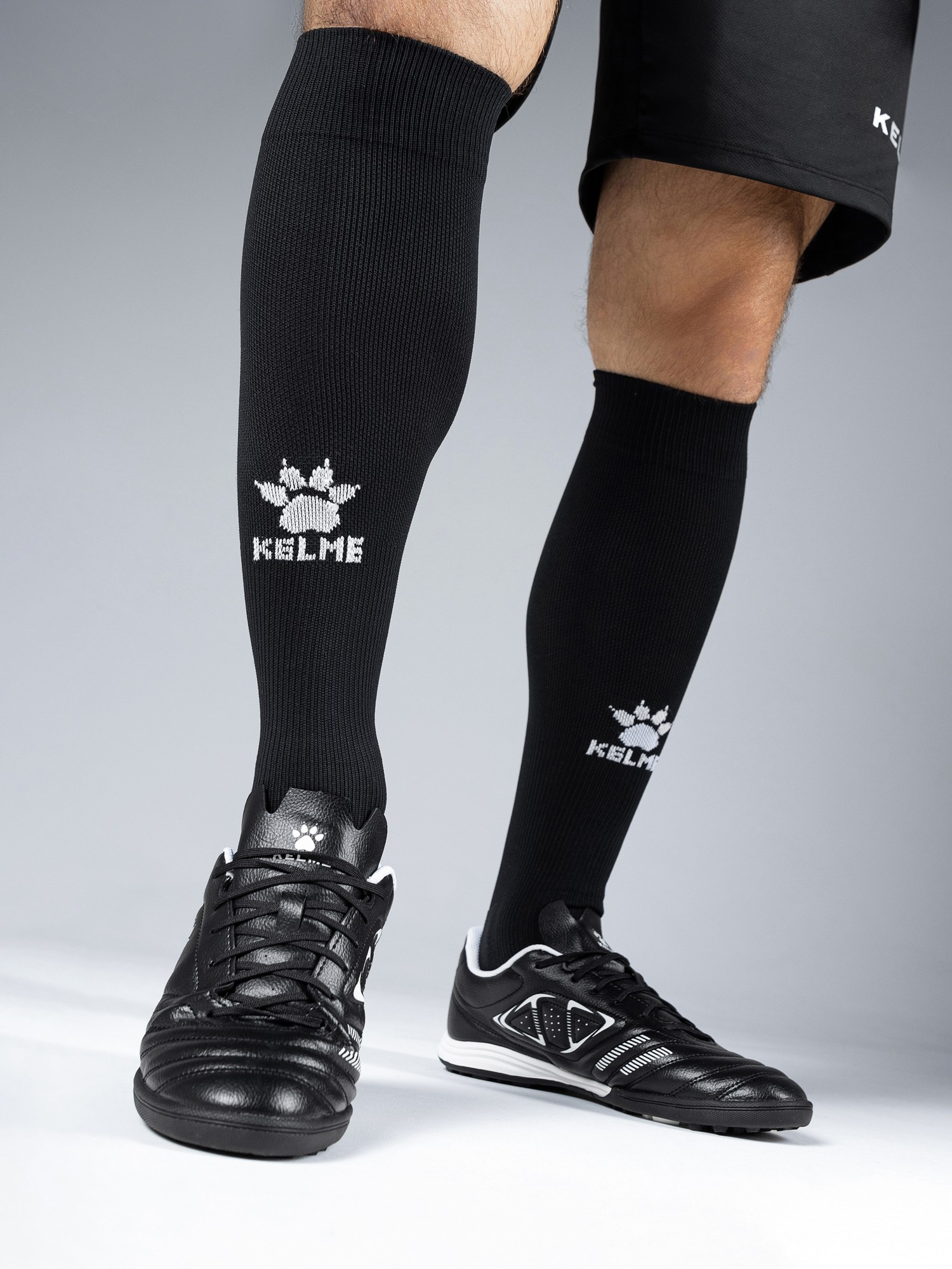 Гетры KELME Elastic Mid-Calf Football Sock Black
