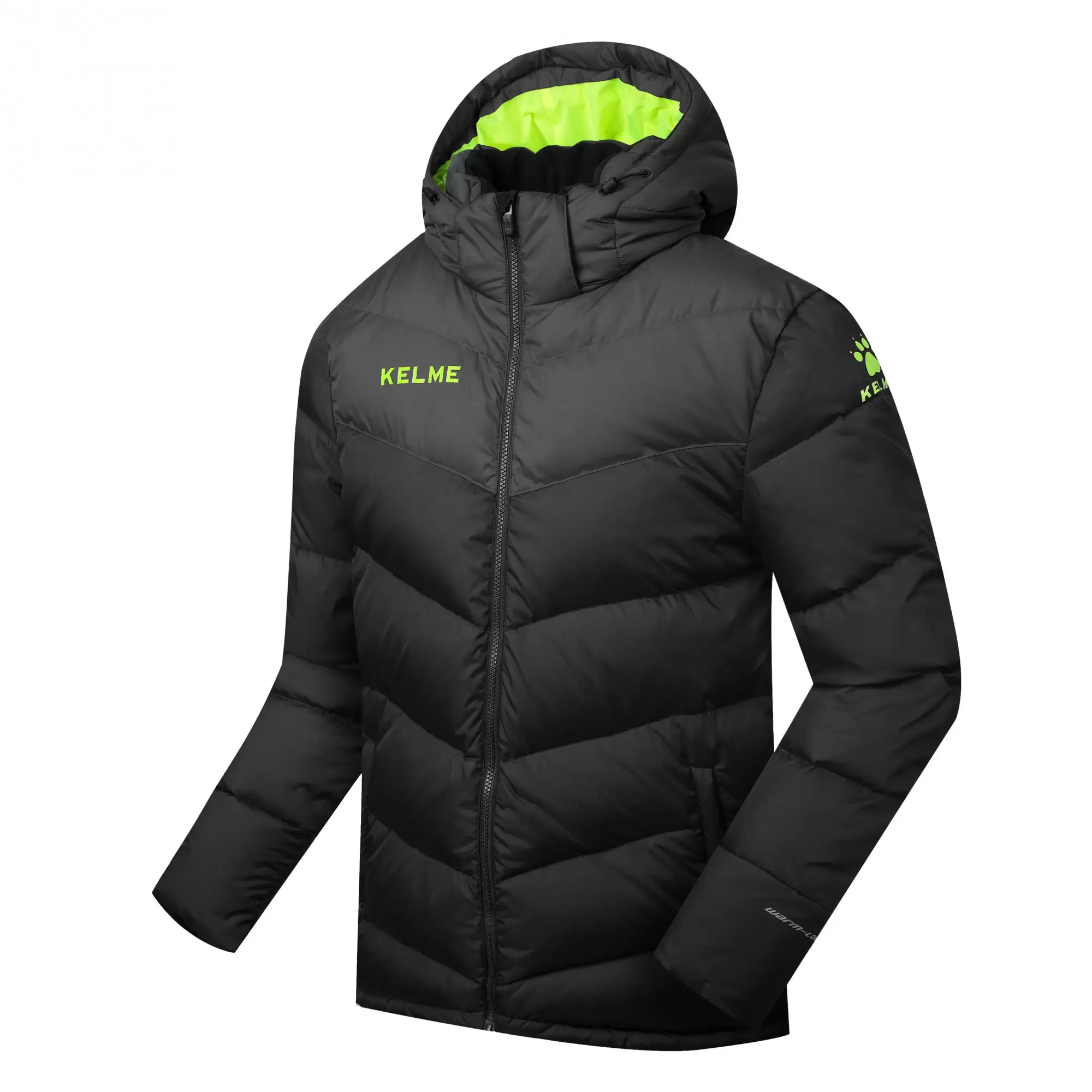 Пуховик KELME Middle-Long Down Jacket Black