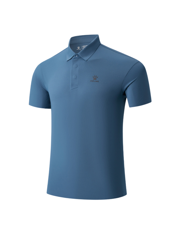 Футболка-поло KELME Short-sleeved Polo Shirt Blue