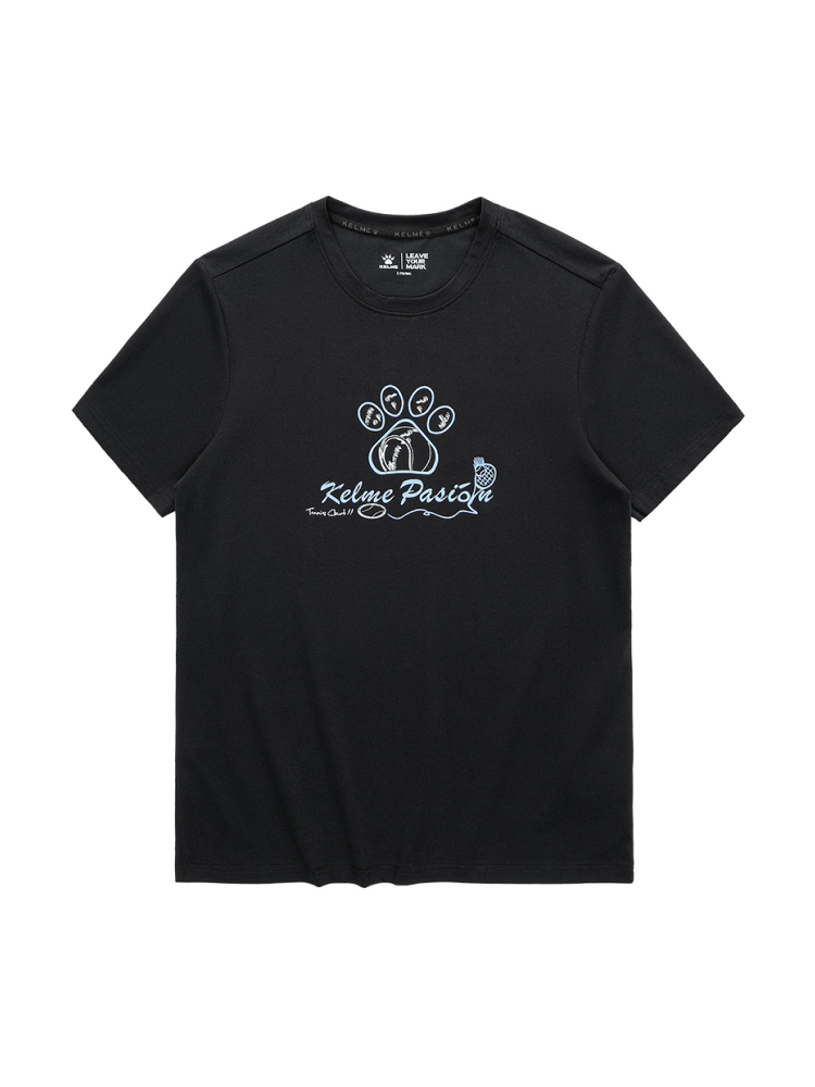 Футболка KELME Round Neck Short Sleeve T-Shirt Dark Blue