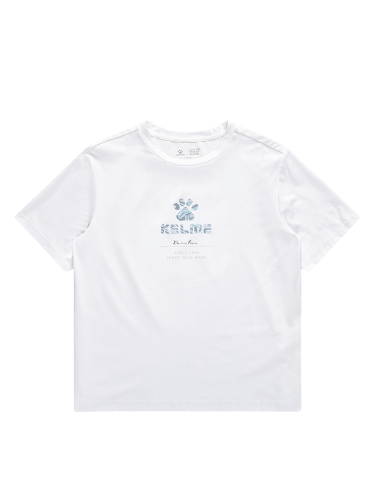 Футболка KELME Round Neck Short Sleeve T-Shirt White