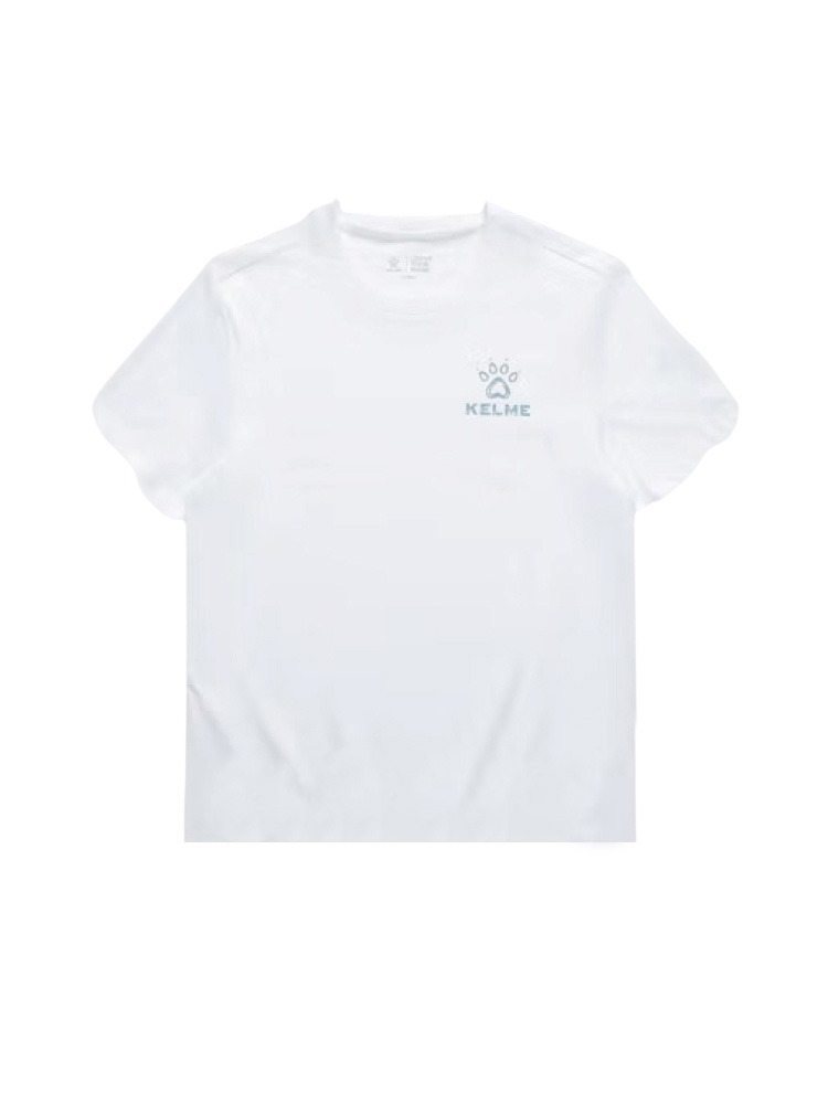 Футболка KELME Round Neck Short Sleeve T-Shirt White