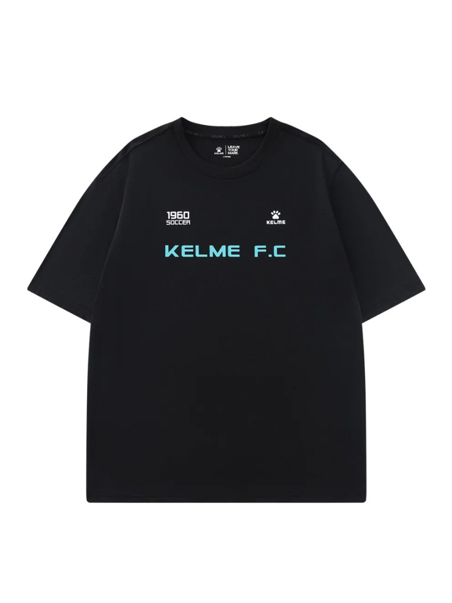 Футболка KELME Crew Neck Short-sleeved T-shirt Black