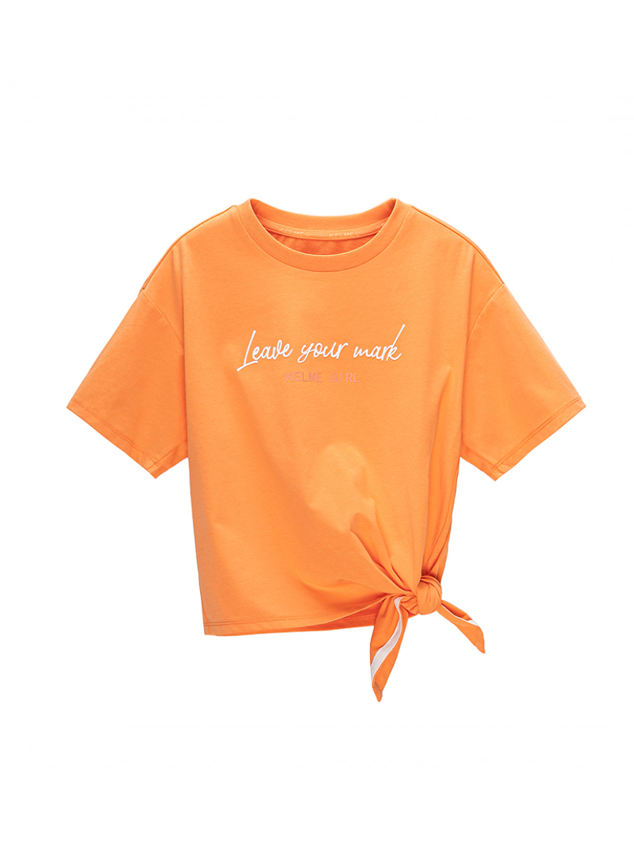 Футболка KELME Short Sleeve T-Shirt Kid Orange